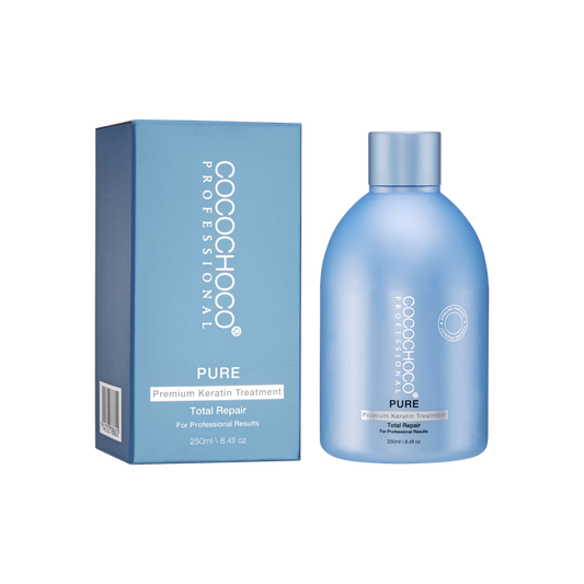 Trattamento dei capelli puri di cheratina brasiliana 250 ml - per capelli biondi / sottili | Cocochoco®
