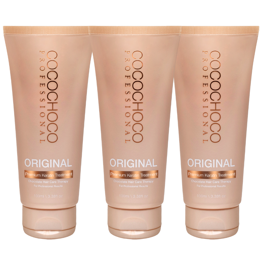 Trattamento dei capelli originale di cheratina brasiliana 250 ml - per capelli scuri / spessi | Cocochoco®