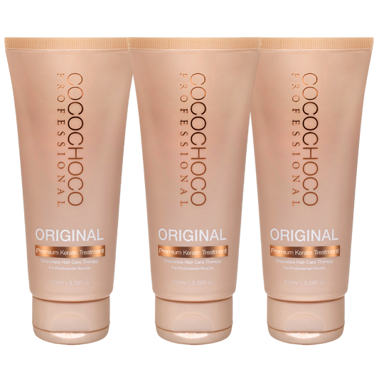 Trattamento dei capelli originale di cheratina brasiliana 250 ml - per capelli scuri / spessi | Cocochoco®