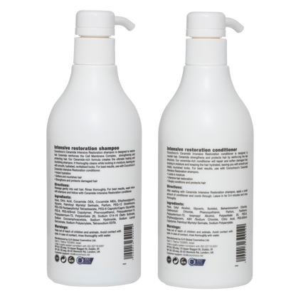 Imposta shampoo e condizionatore di solfato libero di restauro in ceramide intensiva 2x 500 ml | Cocochoco®
