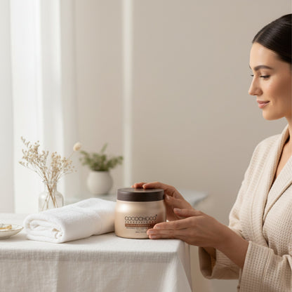 Maschera per capelli di collagene per capelli asciutti con biotina 500 ml | Cocochoco®