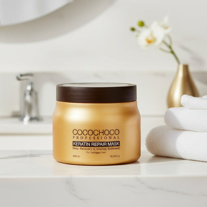 Maschera per capelli cheratina per idratazione e rigenerazione 500 ml | Cocochoco®