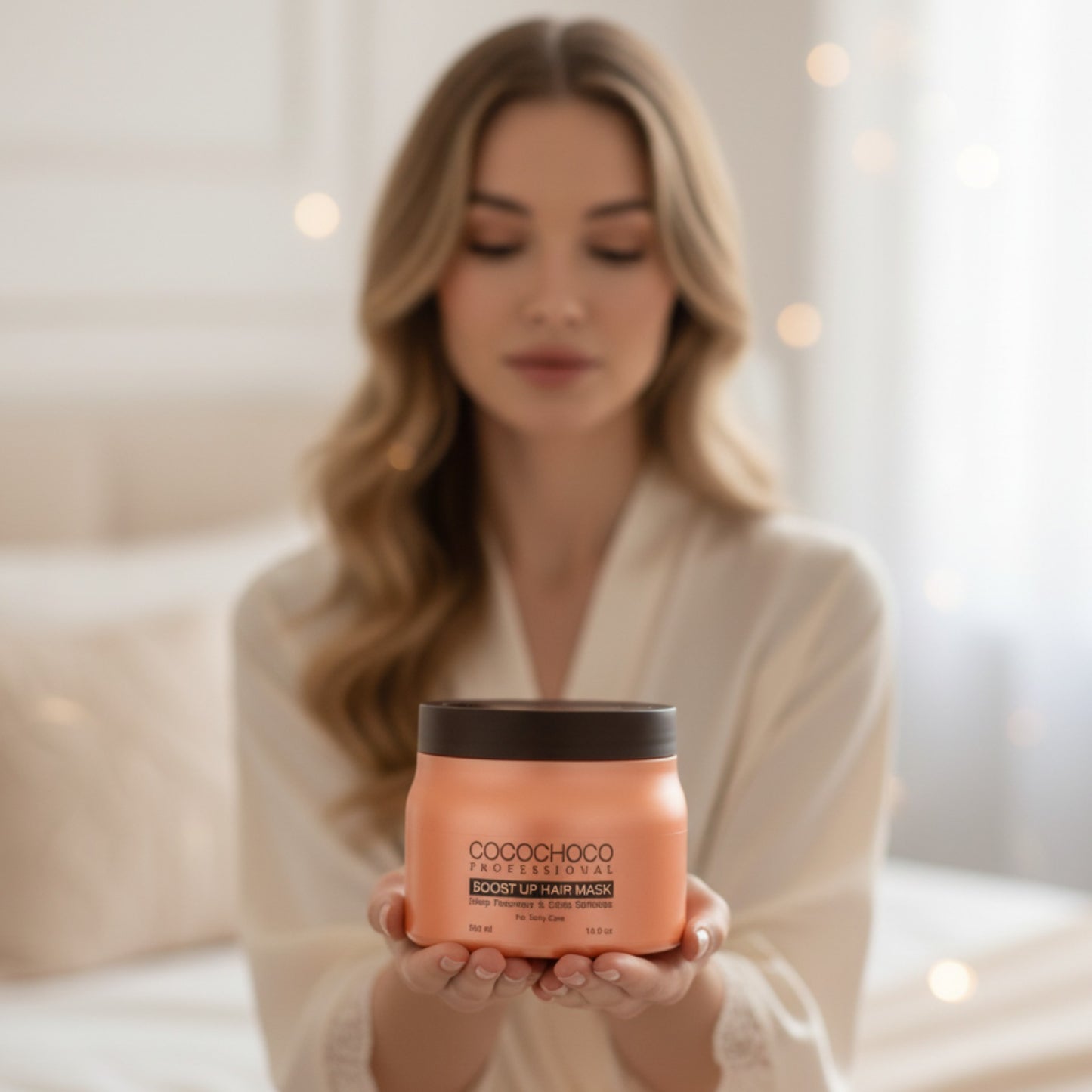 Maschera per capelli per ulteriore morbidezza e volume 500 ml | Cocochoco®