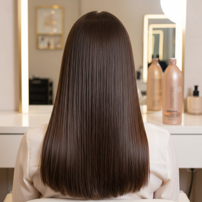 Trattamento dei capelli originale di cheratina brasiliana 1000 ml - per capelli scuri / spessi | Cocochoco®