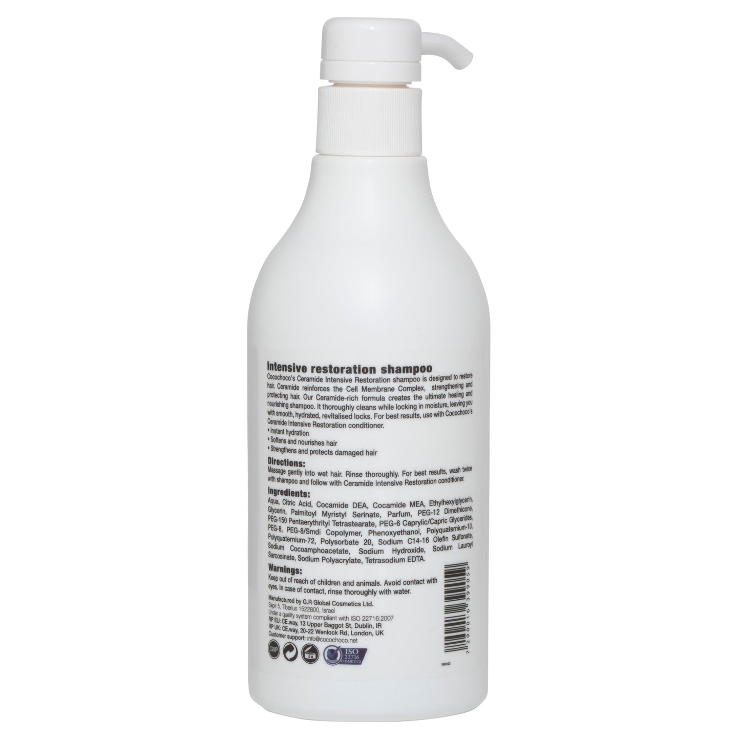 Impostato per capelli secchi e fragili - shampoo, balsamo con ceramidi e maschera di collagene | Cocochoco®