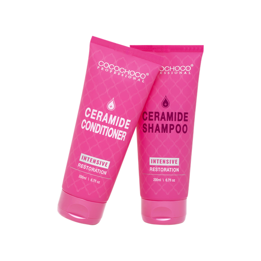 Impostare Shampoo e condizionatore di solfato senza restauro in ceramide intensiva 2x 200 ml | Cocochoco®